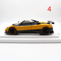 Defective 1/18 PAGANI ZONDA Cinque Roadster 2009 Giallo Ginevra Almost Real 850613001 Diecast Model Toys Car Boys Girls Gifts
