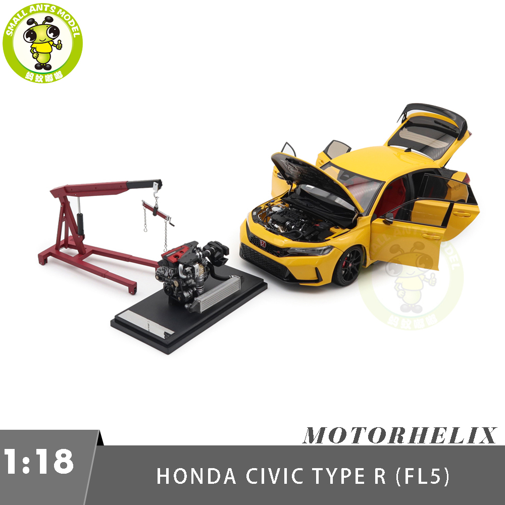 1/18 MOTORHELIX Honda CIVIC Type R FL5 Diecast Model Toy Car Gifts For ...
