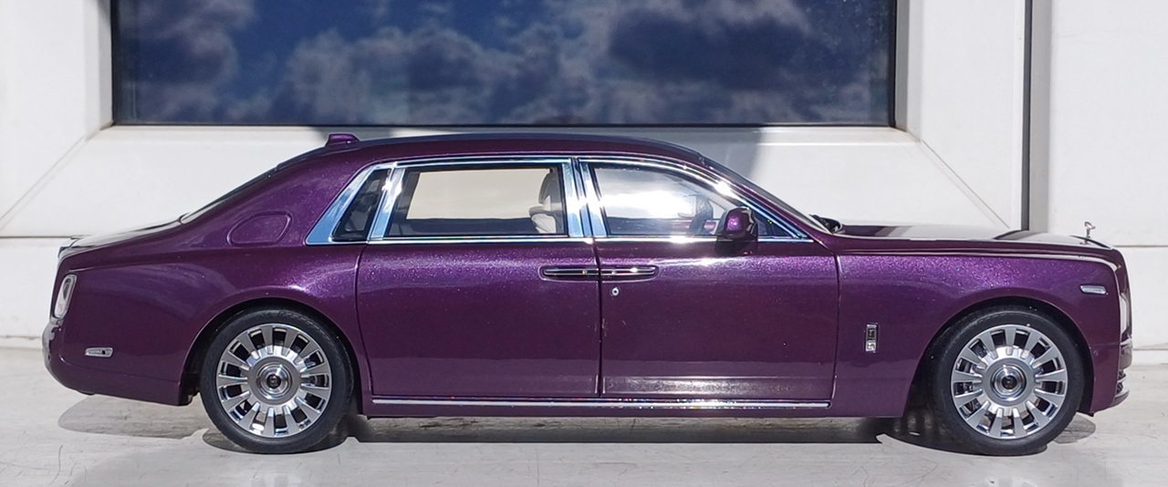 1/18 ROLLS ROYCE PHANTOM Ⅷ OEM Rolls Royce Phantom Ⅷ – Pearl Purple • DiecastSociety.com