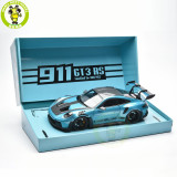 1/18 Minichamps Porsche 911 GT3 RS Ipanema Blue Metallic Diecast Model Toy Car Gifts For Friends