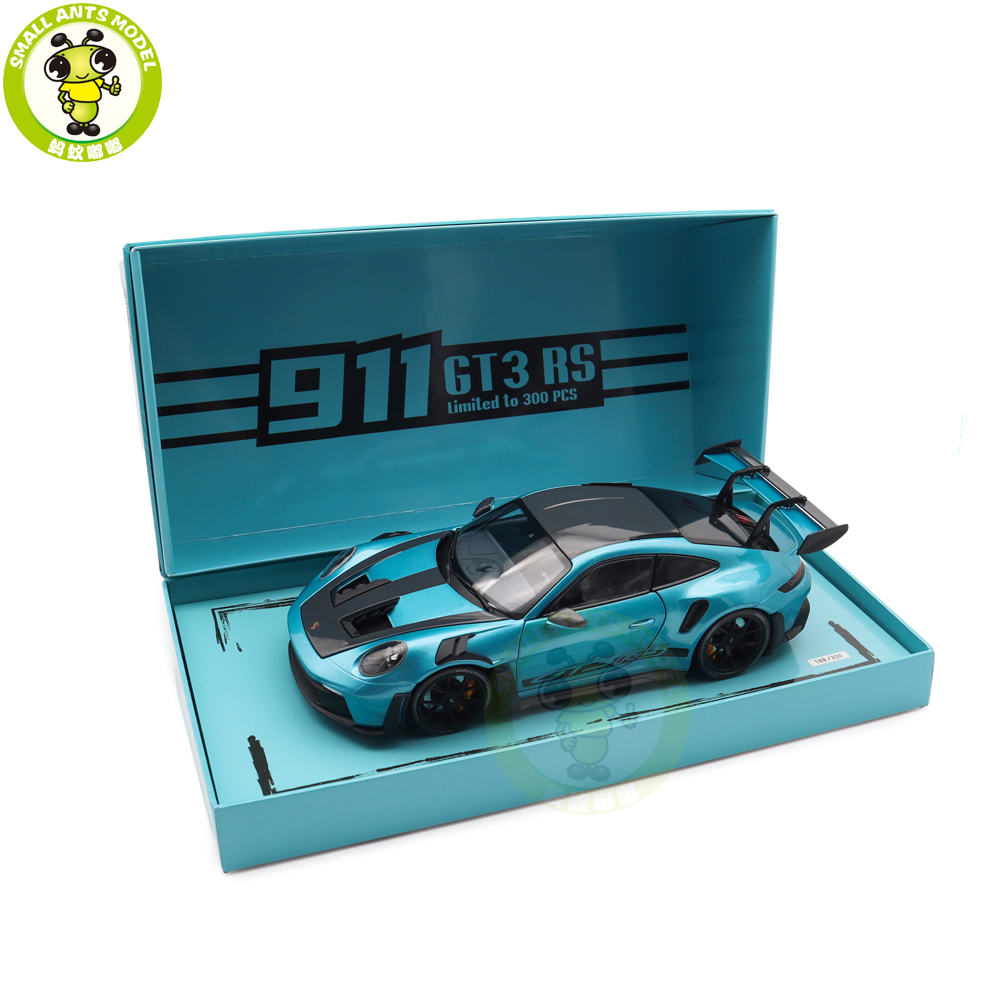 【MINICHAMPS】1/18 Porsche 911GT3RS Blue 1/18 Minichamps Porsche 911 GT3 RS 2025 Ipanema Blue