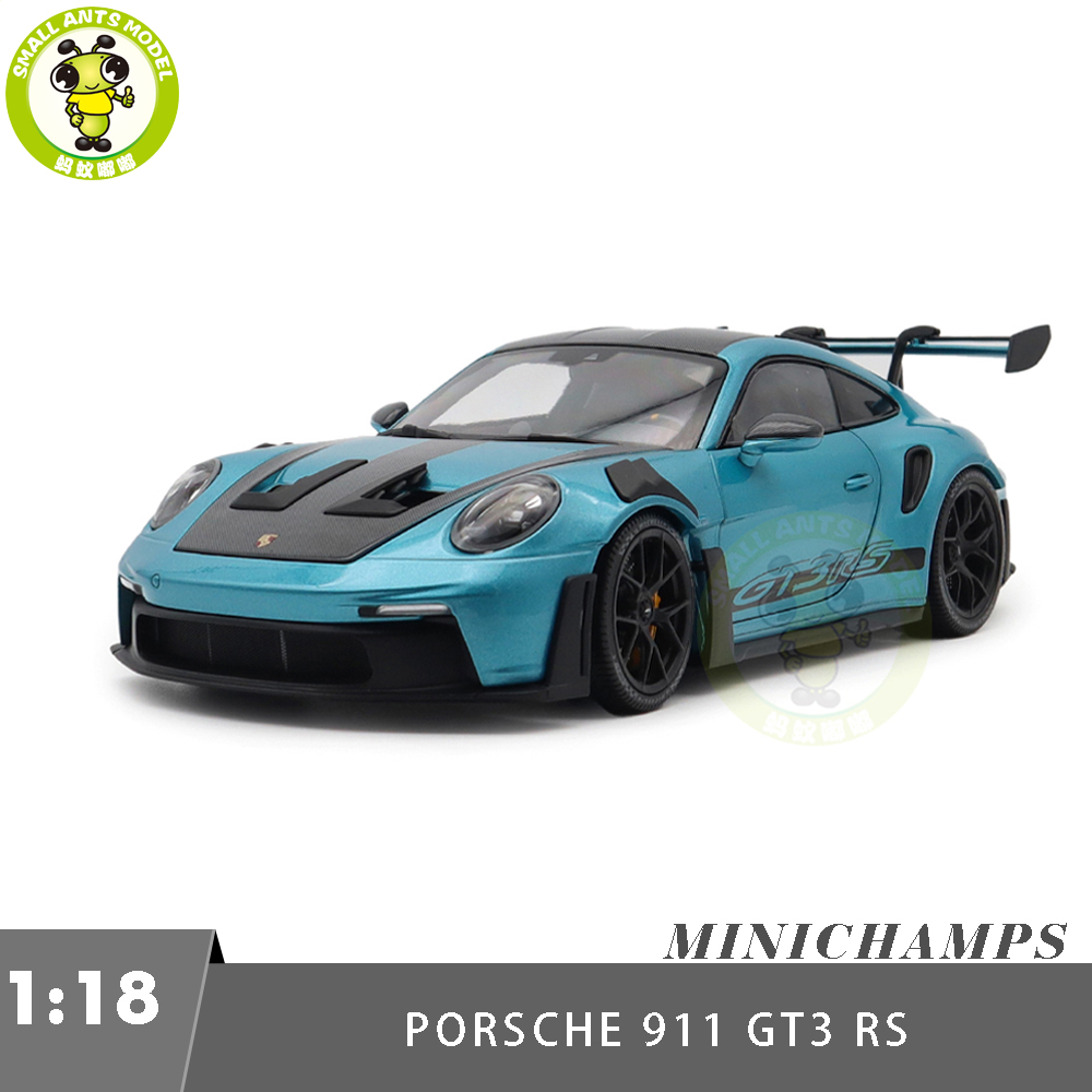 【MINICHAMPS】1/18 Porsche 911GT3RS Blue 1/18 Minichamps Porsche 911 (992) GT3 RS (Ipanema Metallic