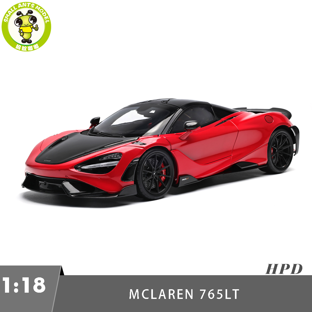 1/18 LCD HPD McLaren 765LT Diecast Model Car Gifts For