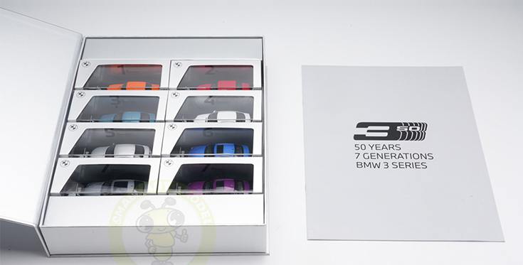 1/64 BMW 3 Series 7 Generations 50 Years Souvenir Set Almost Real