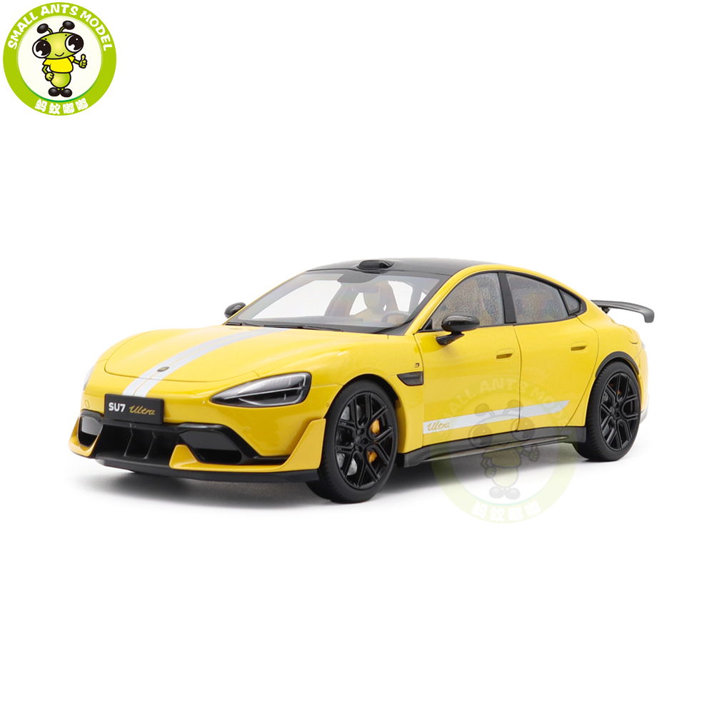 シャオミ Xiaomi SU7 Ultra 1:18 ミニカー 1/18 Dealer Edition Xiaomi Su7 Ultra (Yellow) Diecast Car