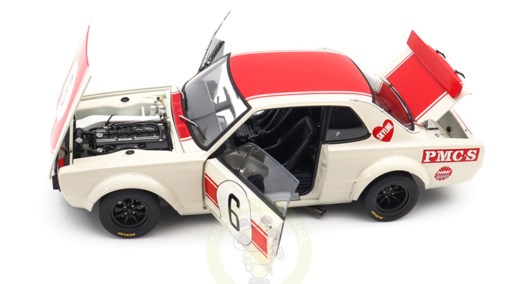 1/18 Nissan Skyline GT-R KPGC10 Racing 1971 Kunimitsu Takahashi #6