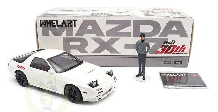 1/18 Mazda RX-7 RX 7 Initial D FC3S 30th Anniversary Whelart