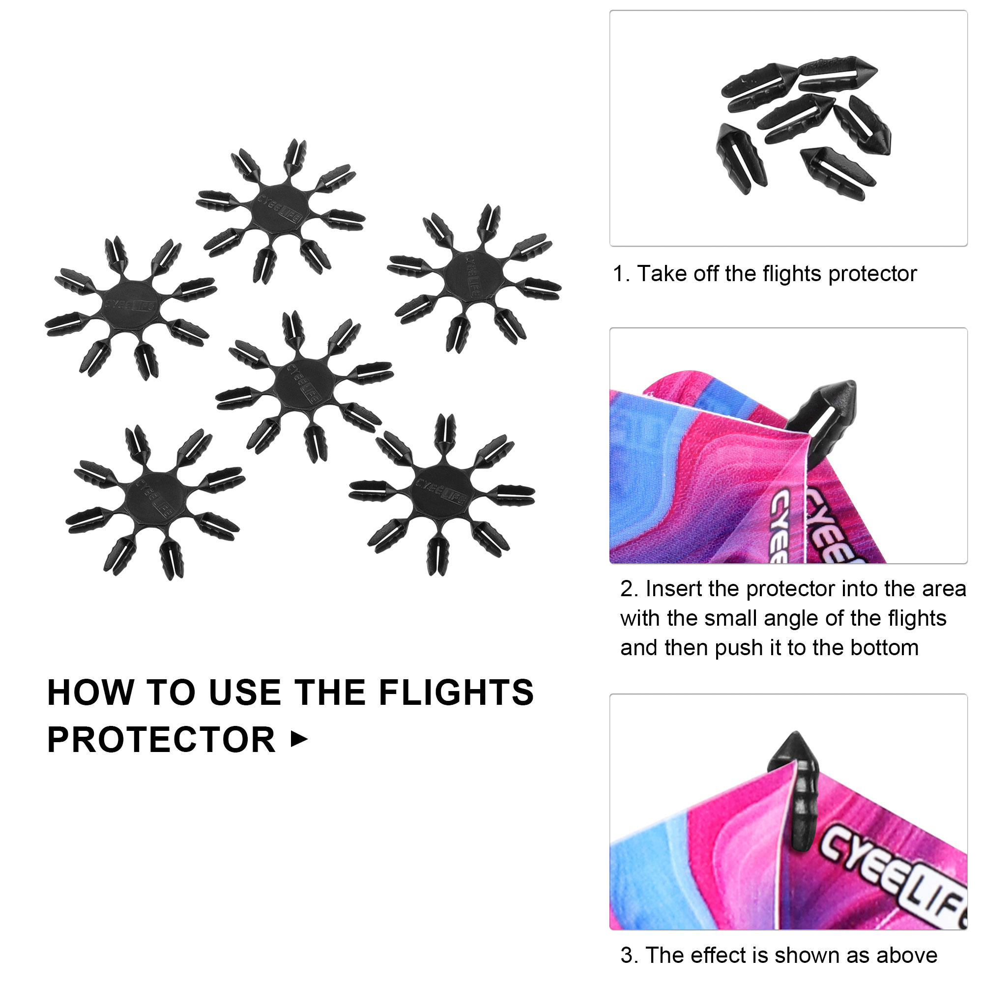 9X Aluminum Dart Flight Savers Protectors Darts Accessory for Steel Soft Tip PB 