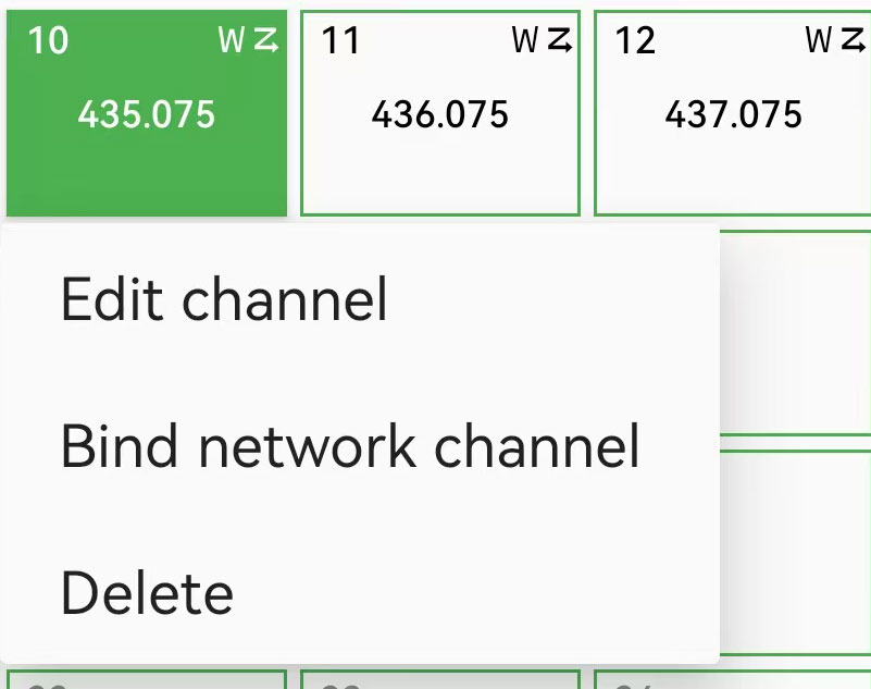 How to bind network channel to analog slot in HT APP