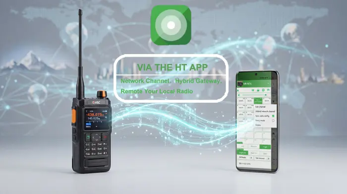VR-N76 instant frequency sync and over-the-air wireless programming feature.