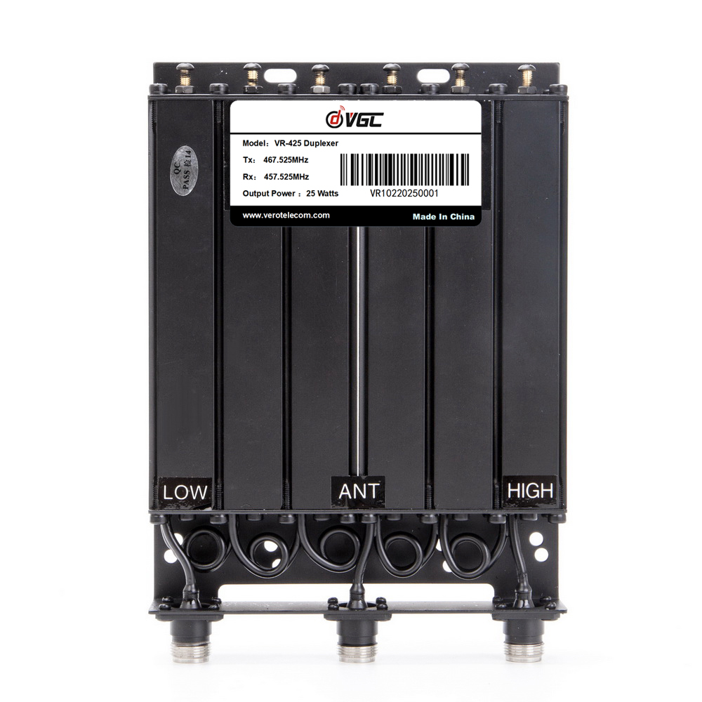 VR-425D 25W Compact UHF Cavity Duplexer | Vero Telecom