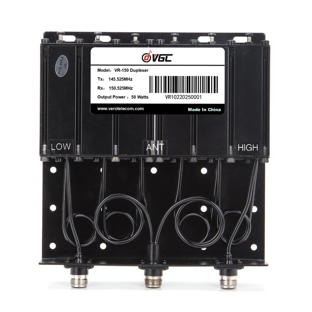 VR-150D 50W VHF Cavity Duplexer for 2-Meter Radio Repeater System