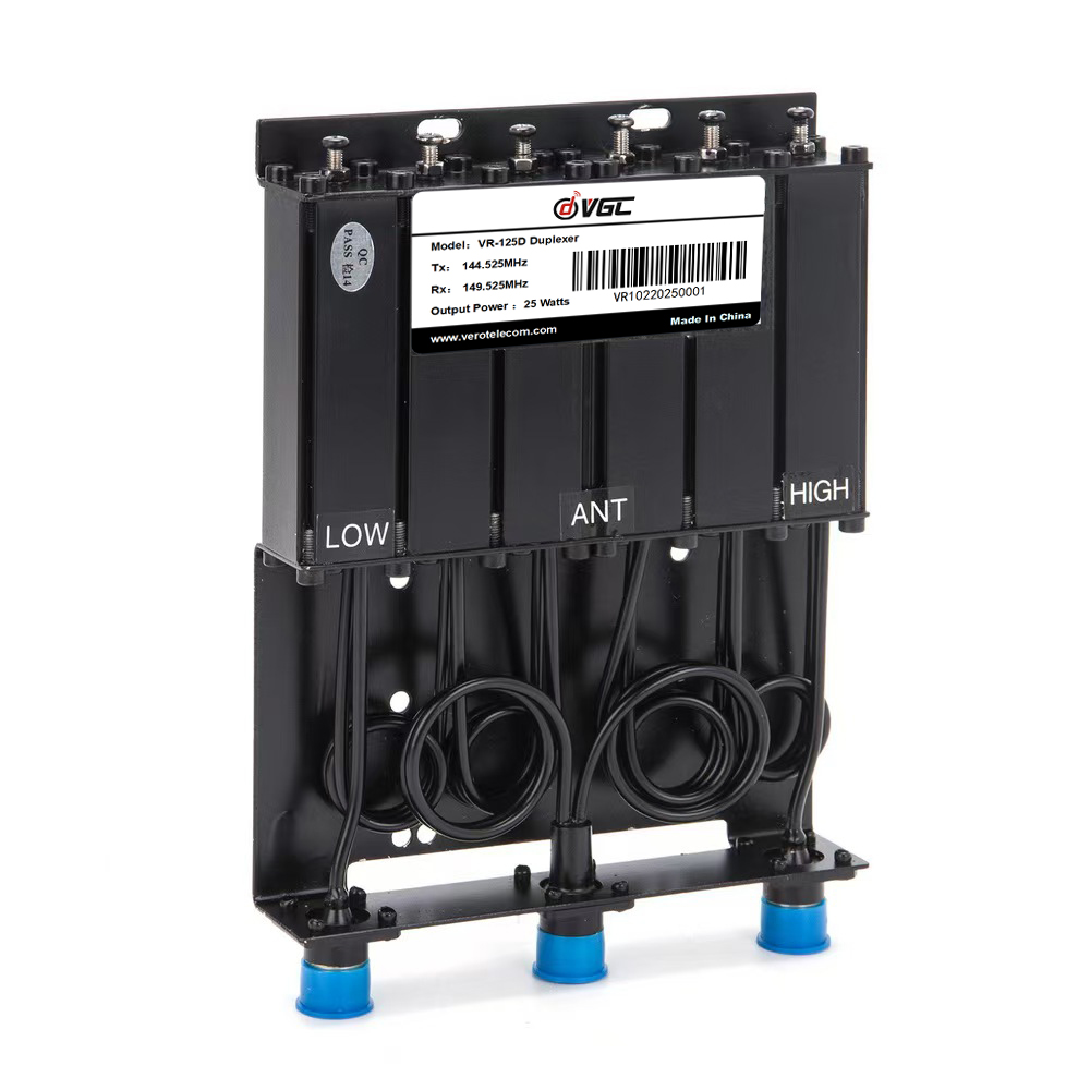 VR-125D 25W VHF Compact Cavity Duplexer for Mini Portable Repeater