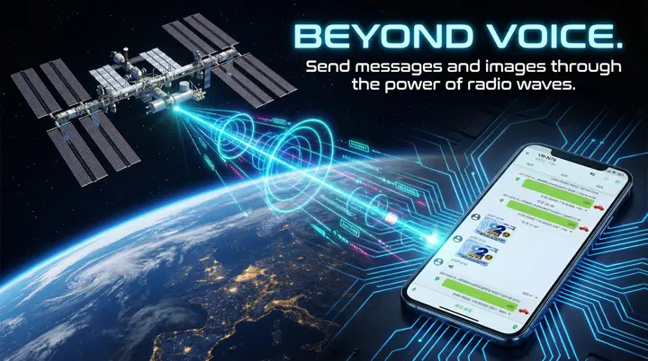 Amateur satellite tracking with handheld dual band ham radio using phone APP visual radar