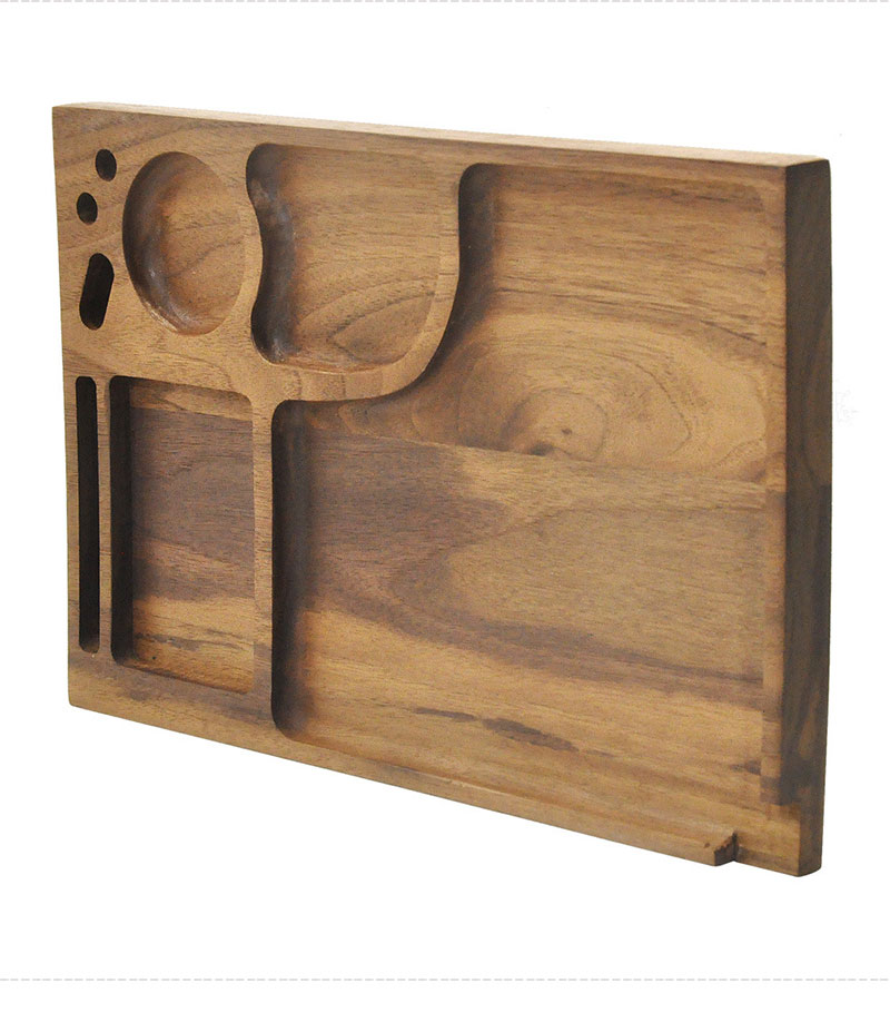 rolling tray with grinder built in