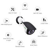5MP/8MP Outdoor Security Camera, SV3C WiFi Wireless 5/8 Megapixels HD Night Vision Surveillance Cameras, 2-Way Audio IP Camera, Motion Detection CCTV, Weatherproof Outside Camera Support Max 128GB SD Card