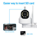 1080P WiFi Security Camera with Light, SV3C Floodlight Color Night Vision IP Camera Outdoor, Pan Tilt Ceiling Dome Cam, 2 Way Audio, Motion Detection Onvif Remote View Camera, Support Max 128G SD Card