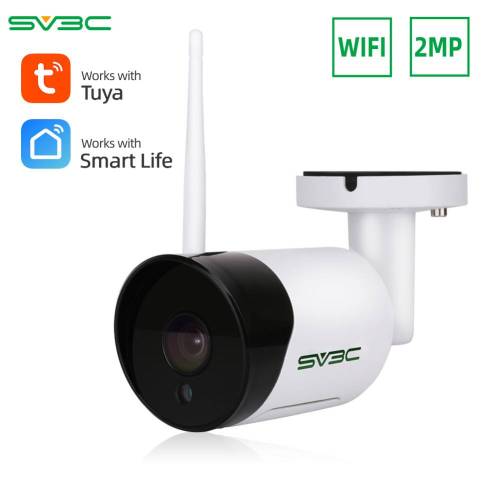 SV3C Tuya Smart Life WiFi Camera 1080P Wireless Home Security Outdoor Camera Two Way Audio Motion Detection