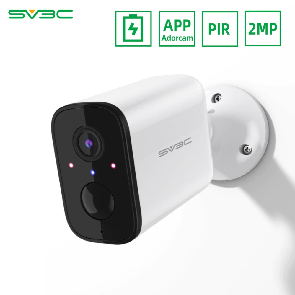 SV3C 1080P Wireless Battery IP Camera Outdoor Waterproof PIR Motion WIFI Rechargeable Cordless IP Surveillance Security Camera