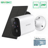 SV3C 1080P Wireless Battery IP Camera Solar Panel Outdoor Surveillance Cameras Waterproof Rechargeable Home Security Cameras PIR
