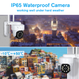 SV3C 4CH Wireless CCTV System 1536P 1080P NVR wifi Outdoor 3MP AI PTZ IP Camera Security System Video Surveillance Kit