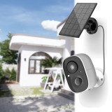 Solar Wifi Camera Outdoor, SV3C 1080P Wireless Battery Surveillance Camera With Solar Panel,Waterproof Home Security IP CCTV