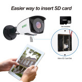 SV3C 5MP POE Security Camera 5X Optical Zoom Surveillance Cameras Home Security CCTV IP Onvif Human Recognition H.265