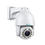 SV3C 5MP/8MP POE PTZ Security Camera Outdoor 15X Optical Zoom 5MP/4k Auto Tracking Floodlight Color Night Vision IP Camera, 2-Way Audio, Metal Shell, RTSP, FTP, SD Card Record, BlueIris, Onvif Conformant (Wired)
