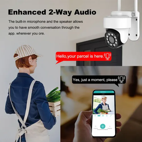 SV3C 8CH Wireless CCTV System 1536P 1080P NVR wifi Outdoor 3MP AI PTZ IP Camera Security System Video Surveillance Kit