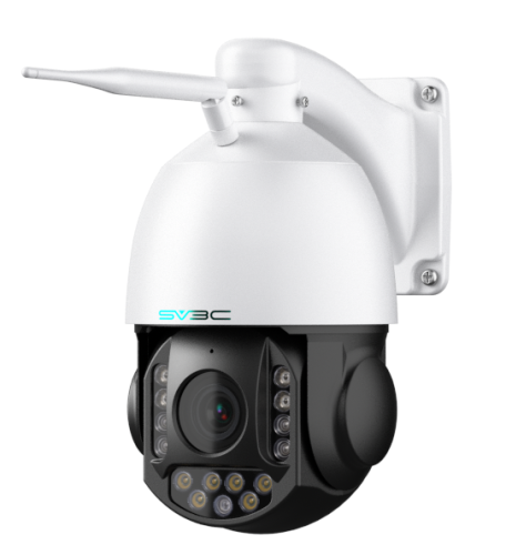 SV3C 8MP/5MP PTZ Camera Outdoor, 【Update】2.4/5 GHZ WiFi Security IP Cameras Support 36X Optical Zoom, Onvif, RTSP PC Web Browser Viewing, Humanoid Detect, FTP, IP66 Waterproof,2-way Audio, SD Card Record