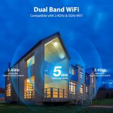 SV3C 4K WiFi IP Camera Outdoor, 8MP Wired Bullet Security Cameras with Floodlight Color Night Vision, ONVIF, RTSP, Humanoid Vehicle Pet Detection, P2P Remote View, 2-way Audio, SD Card & Cloud Storage