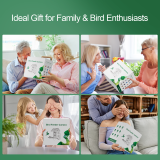 Bird Feeder with Camera, Smart Bird Feeder Camera with AI Identify BirdSpecies, Solar Powered, Instant Alerts, 2K HD Video, Various DIY Addons, 2.4G WiFi, Gift for Mom Dad and Birdlover (Red)