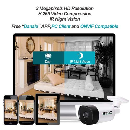 45 99 Poe Camera Sv3c 3 Megapixels Hd Poe Security Camera