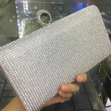 Mermaid Diamond-encrusted Lady Bag  Square Women Clutch