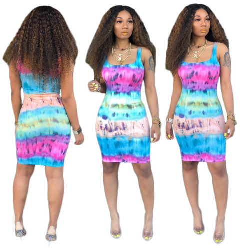 Sleeveless Women Printed Summer Dress