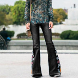 Embroiery Women Fashion Denim Jean