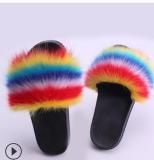 Colorful Kid Fur Shoes