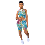 Adjustable Printed New Summer Two Piece Outfits