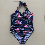 Plus Size New Flowers Swimwear