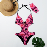 Summer Sexy Printing One Piece Swimsuit