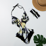 Summer Sexy Printing One Piece Swimsuit