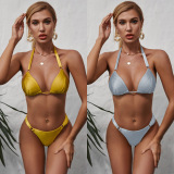 Sexy Hot Sale Solid-color  Beach Bikini