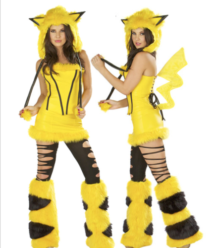 Pikachu And Penguin Costum Halloween Sexy Costume