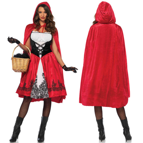 Halloween Cape Little Red Riding Hood Costume