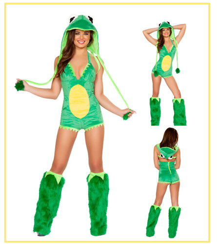 Green Frog Adult Halloween Costume