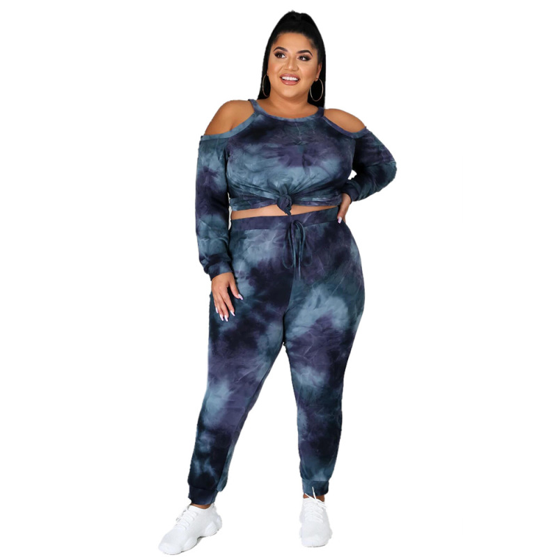 Die Tye Plus Size Women Two Piece Outfits