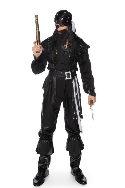 Halloween Cosplay Man Robin Hood One-eyed Man Suit