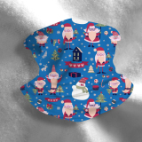 Children's Warm Bib Sports Riding Face Towel Christmas Halloween Printing Mask
