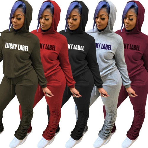 Causal Folds Hoodies Two pieces Outfit