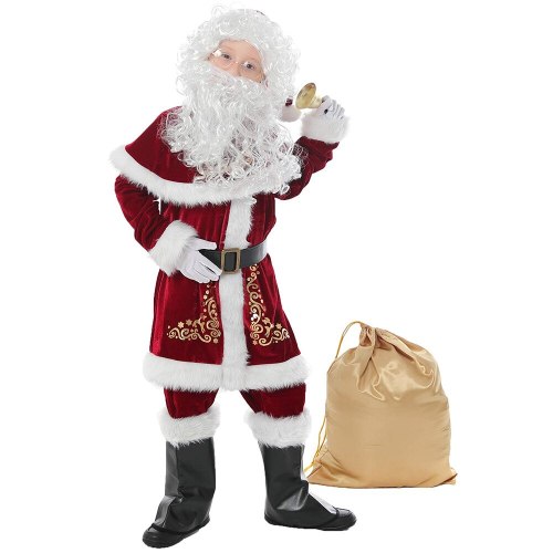 Santa's New Children's Christmas Costumes Christmas Costumes for Boys and Girls Christmas Costumes